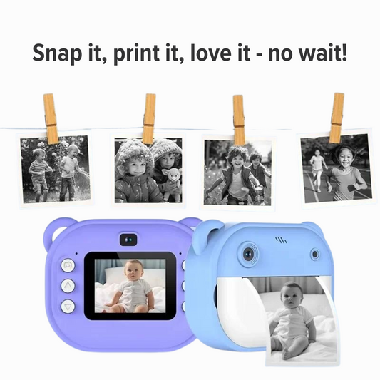 Fun Kids Instant Thermal Print Camera with Freebies